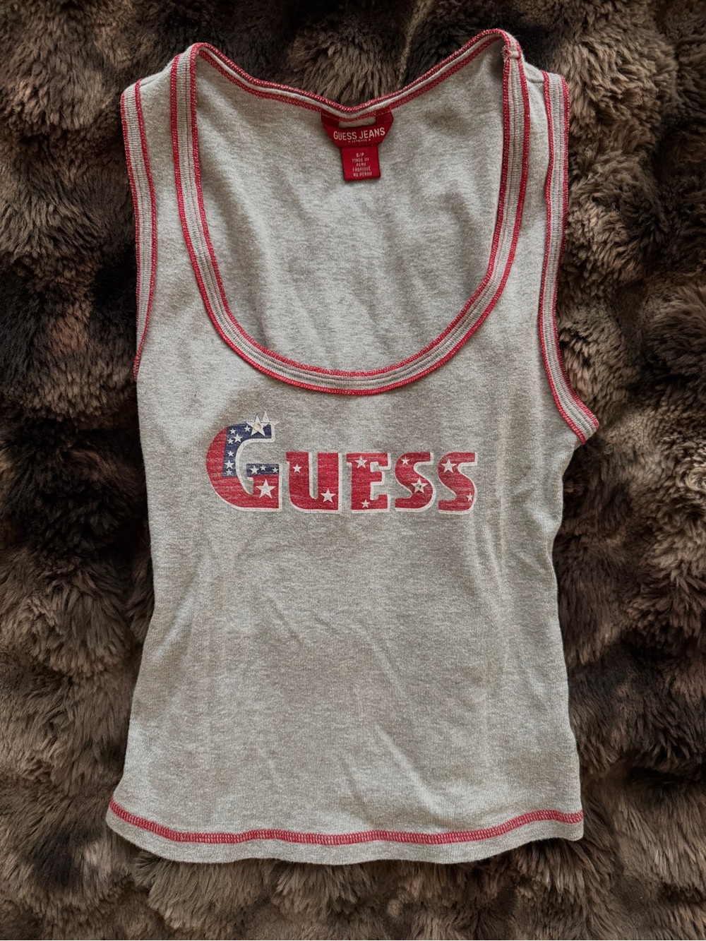 RARE Y2K Vintage Guess Gray Tank Top